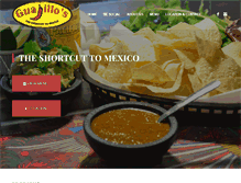 Tablet Screenshot of guajillos.com